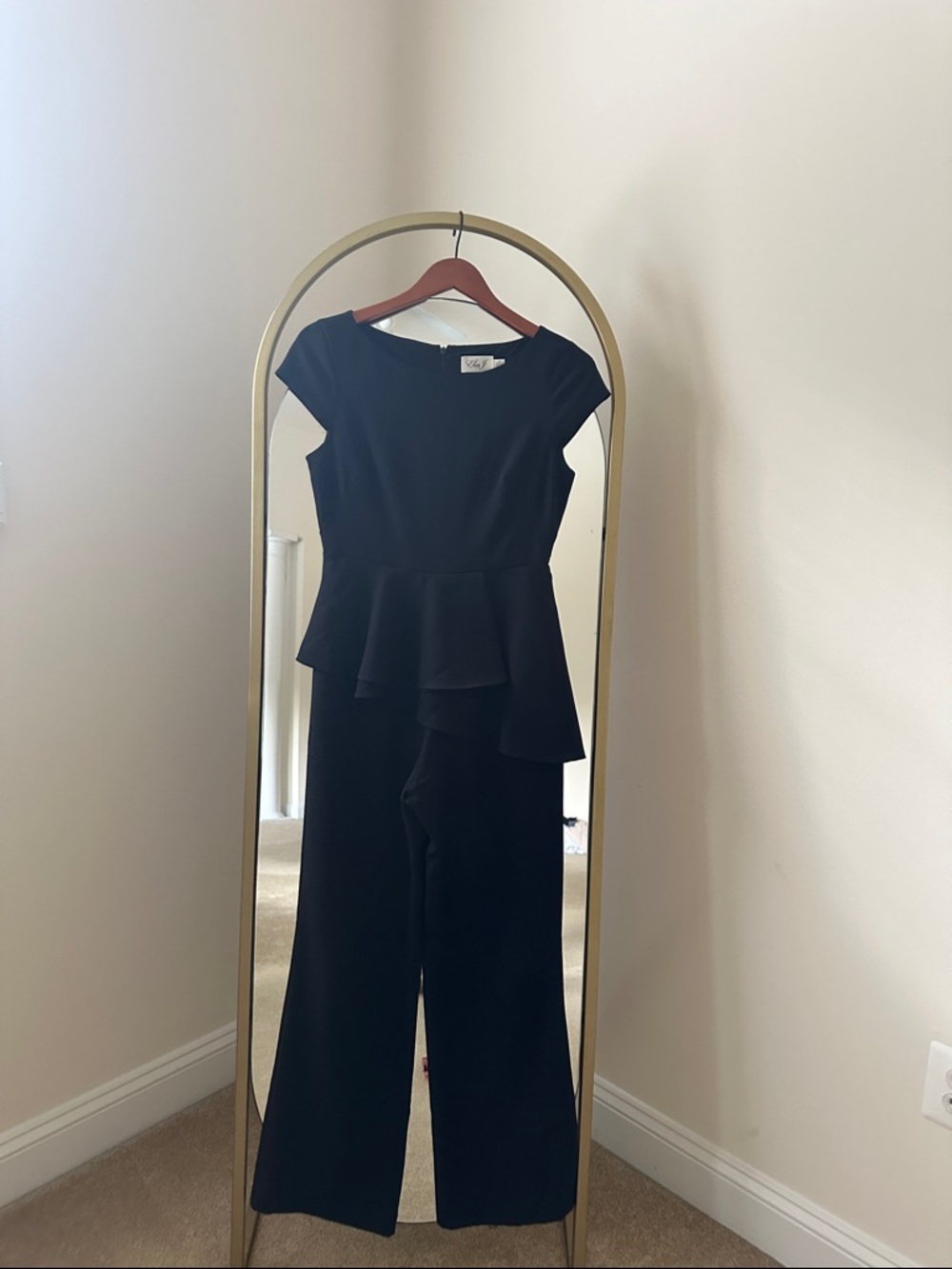 Eliza J Black sleeveless Jumpsuit with Wide Legs